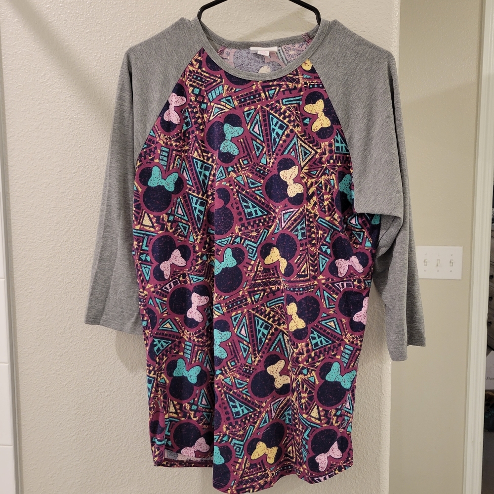 Disney minnie lularoe baseball tee
